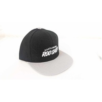 Castlemaine Rod Shop Snap Back Caps [BLACK GREY PEAK]