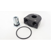 Moroso Remote Oil Filter Adaptor 23682 - 3/4 x 16 tpi (BA Engine with z9 filter )